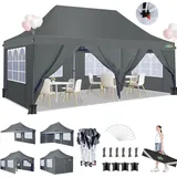 cobizi Faltpavillon 3 x 6 m inkl. 6 Seitenteile Wasserdicht