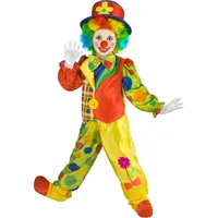 Ciao Clown Multicolor Kostüm Verkleidung Junge (Größe 4-5 Jahre)
