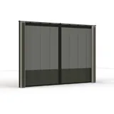 Siena Garden Seitenwand-Set für Pavillon 3 x 3 m Silber