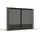 Siena Garden Seitenwand-Set für Pavillon 3 x 3 m Silber