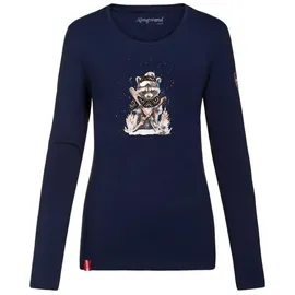 ALMGWAND 1928 Trauneralm Damen Longsleeve, blau - L