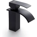 Einhebelmischer Waschtischarmatur Schwarz Wasserfall-waschtisch-wasserhahn Bad Armatur - Cecipa