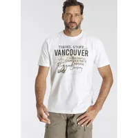 MAN'S WORLD T-Shirt, Kurzarm, bedruckt, Rundhalsausschnitt, aus dehnbarem Jerseystoff