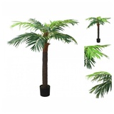 vidaXL Künstliche Palme Phönix mit Topf 190 cm Grün