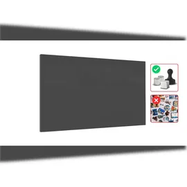 ALLboards Glas-Magnettafel 100,0 x 80,0 cm dunkelgrau
