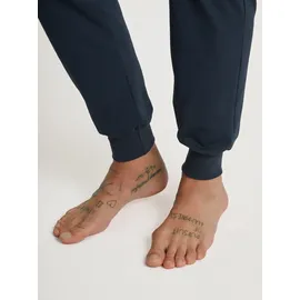 CALIDA Relax Essentials 2 tlg. mit eingefasstem Rundhalsausschnitt blau