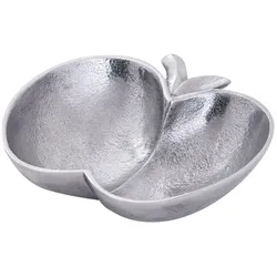 Amagohome Apfel Schale Dekoschale Apple Aluminium : silber