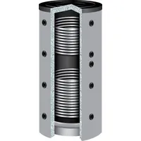 TWL Technologie 10000 Liter TWL Pufferspeicher PR2-10000, 2 Wärmetauscher