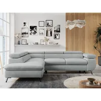 MKS Meble Ecksofa L-form mit Schlaffunktion, Sofa mit Einstellbare