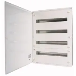 Eaton 240732 Oberputz Flachverteiler komplett, weiß, 24TE pro Reihe, 2 Reihen, Ausführung A BF-O-2/48-A