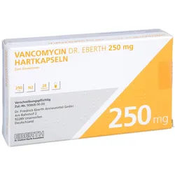 Vancomycin Dr.eberth 250 mg Hartkapseln 28 St