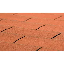 Weka Dachschindeln rechteckig Rot