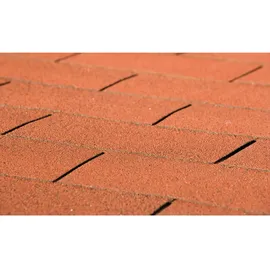 Weka Dachschindeln rechteckig Rot