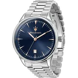 Maserati Tradizione - silber blau / 45 MM