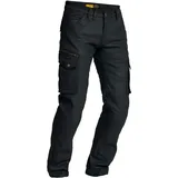 Lindstrands Luvos Cargo Motorrad Textilhose, schwarz,