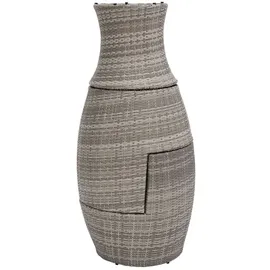 Beliani Gartenset 2-tlg. Grau