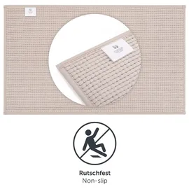 Blumtal Badematte Grau 40 x 60 cm