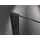 Buylando LiLy 100x200 cm Walk in Duschwand Satiniert Schwarz