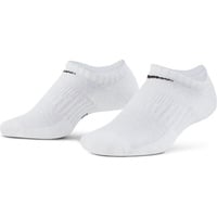 Nike Everyday Cushioned No-Show-Trainingssocken White/Black 46-50