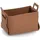 Zeller Aufbewahrungskorb Filz 18 x 13 x 11 cm cognac