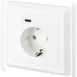 Sygonix Unterputz-Steckdose Power Delivery Weiß