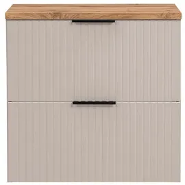 petits-meubles Waschtischunterschrank 60,6 x 59 x 46 cm Beige