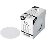 Papstar Tropfdeckchen rund Ø 8,5 cm, weiß, 20 x 500Stk