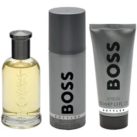 HUGO BOSS Boss Bottled Eau de Toilette 100 ml + Shower Gel 100 ml + Deo Spray 150 ml Geschenkset