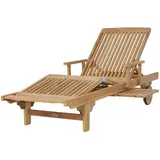 Zebra Mentor, Gartenliege Teak, Braun