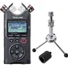 Tascam DR-40X Recorder mit Tripod Stativ mit Adapter, Audiorecorder
