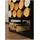 Cook King Kaminholzregal ATOS Metall 120 x 40 x 20 cm Schwarz