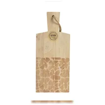 Decoris Schneidebrett Holz 2-tlg. 38 x 16 cm Beige/Braun