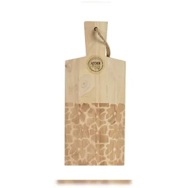 Decoris Schneidebrett Holz 2-tlg. 38 x 16 cm Beige/Braun