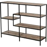 Homcom Aktenregal 120 x 32 x 95 cm schwarz