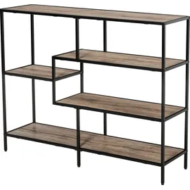 Homcom Aktenregal 120 x 32 x 95 cm schwarz