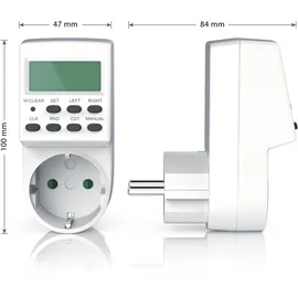 Brandson Digitale Zeitschaltuhr mit LCD-Display