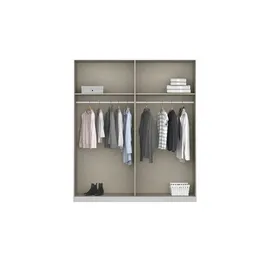 Rauch Drehtürenschrank Monostar 181 x 210 x 54 cm Weiß