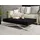 WFL GROUP Cavetta Schwarz Marmor 120-200 x 80 x 27-76 cm