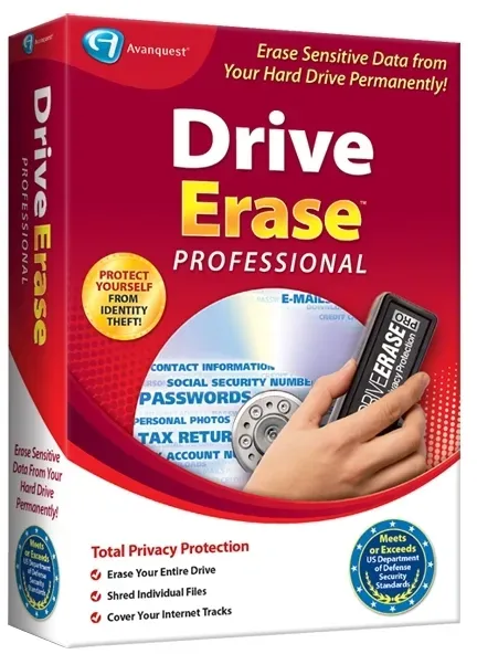 Drive Erase Professional, English