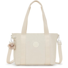 Kipling Female ASSENI S Small Tote (with Removable shoulderstrap), Beige Pearl