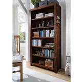 MASSIVMOEBEL24.DE Bücherregal 100 x 40 x 200 cm Braun