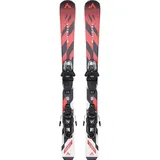 Mc Kinley Kinder Team 7 I Jt + Systembindung Ski-Set, Red/Black Night/Whit, 70