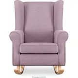 Konsimo - tules Schaukelsessel, Rosé