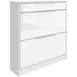 borchardt Möbel Oliva Schuhschrank 89 x 24 x 96 cm weiß
