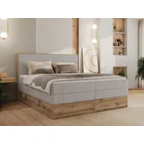 MKS Wood Classic King 200 x 200 cm H3 Hellgrau
