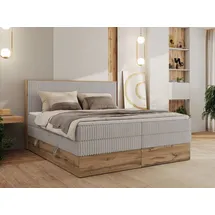 MKS Meble Wood Classic King 200 x 200 cm H3 Hellgrau