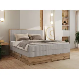 MKS Meble Wood Classic King 200 x 200 cm H3 Hellgrau