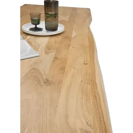 Stella Trading Alan Esstisch Baumkante Akazie Massivholz, Größe Tisch:200 x 100 cm