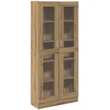 vidaXL Highboard 82,5 x 185 x 30,5 cm Beige/Braun