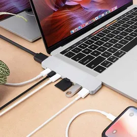 Hyper HyperDrive NET 6-in-2 USB-C Hub - Grau